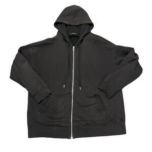 Jeanasis Japanese Oversized Black Hoodie